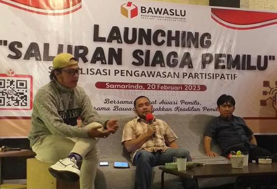 Bawaslu Kaltim Launching Saluran Siaga Pemilu, Melanggar Laporkan via WhatsApp