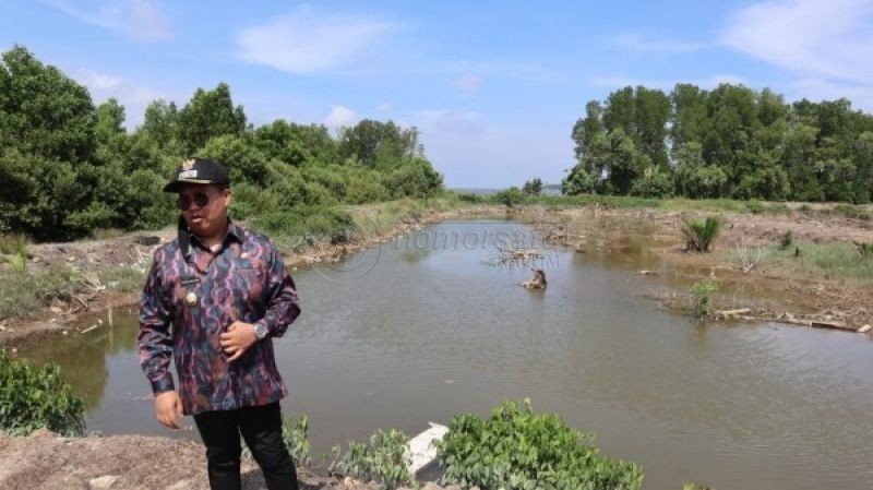 Wabup Kukar Pantau Rawan Banjir Di Pelabuhan Muara Badak