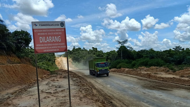 Sawit Jadi Jalan Hauling, PT CAK Merugi hingga Rp 10 Miliar