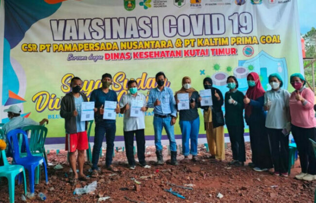 PT Pamapersada dan Diskes Kutim Gelar Vaksinasi di Bengalon