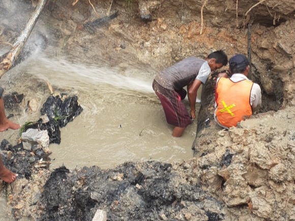 Lagi, Akibat Pengerjaan Gorong-Gorong Pelayanan PDAM Terganggu