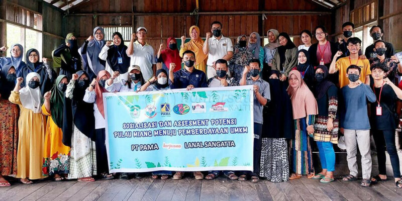 Lanal Sangatta bersama PAMA Bina UMKM di Pulau Miang