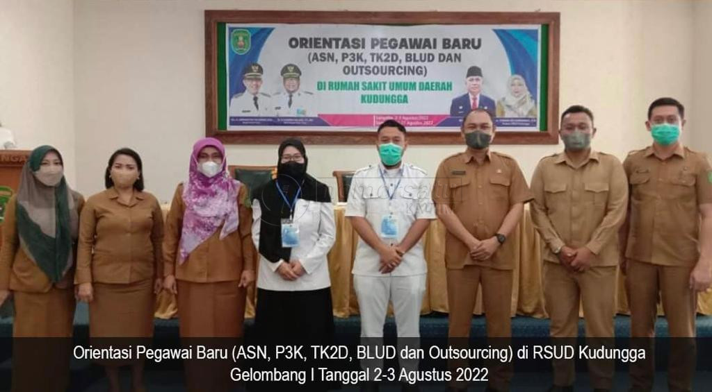 RSUD Kudungga Gelar Orientasi bagi Pegawai Baru