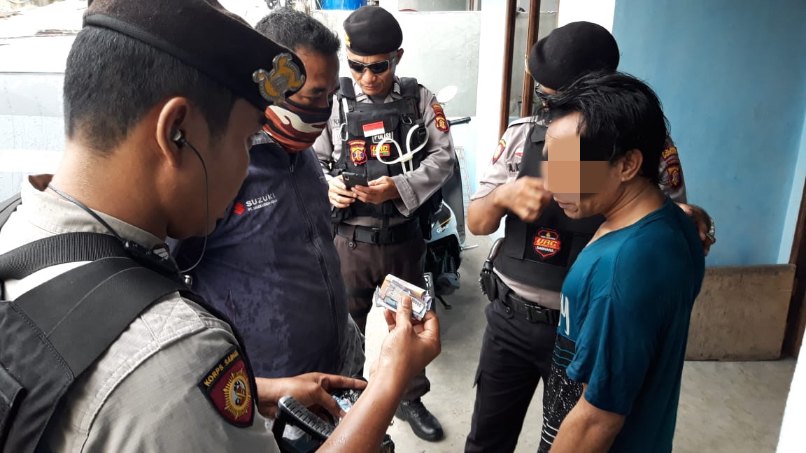 Ramai Polisi, Pria Bertatto Terciduk Mau Beli Sabu di Gunung Bugis