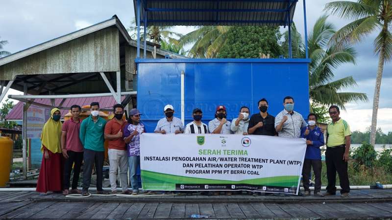 WTP Diserahkan, Terima Kasih Berau Coal