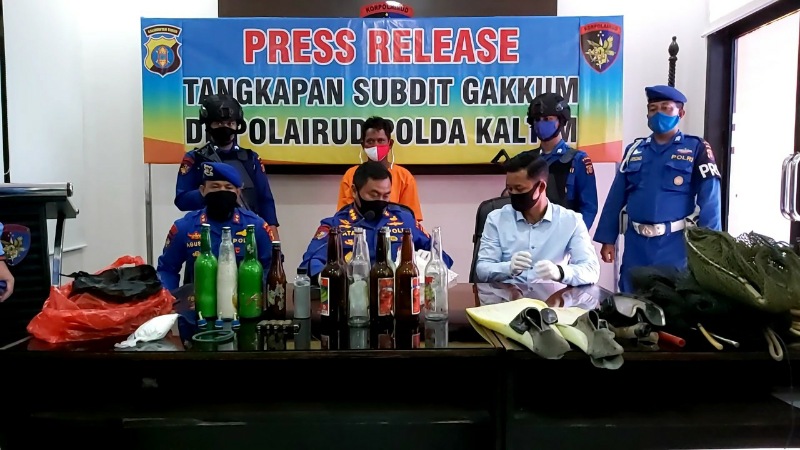 Pengebom Ikan di Balikpapan Diringkus Polisi