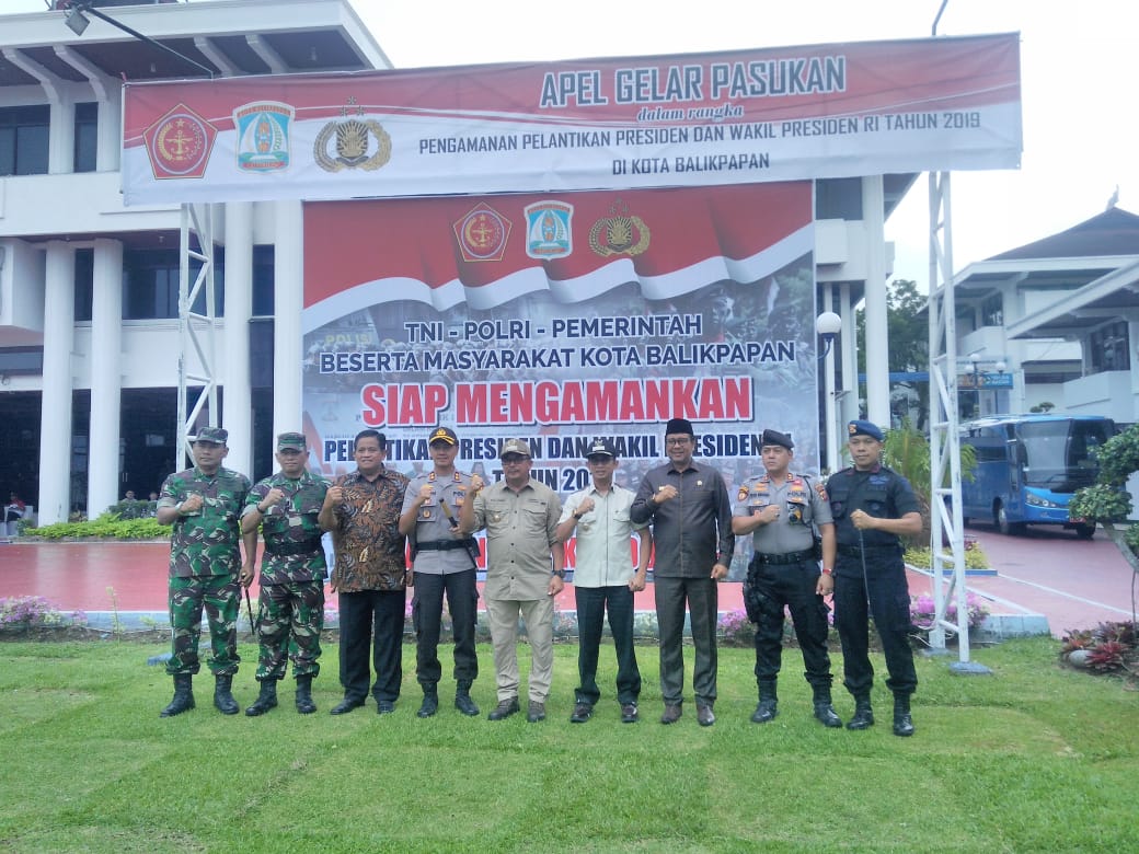 Jelang Pelantikan Presiden, Pemkot dan Polres Gelar Apel Pasukan