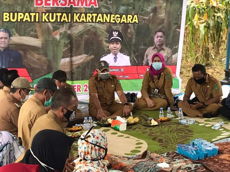 Plt Bupati Kukar Terus Dukung Kelompok Petani Jagung