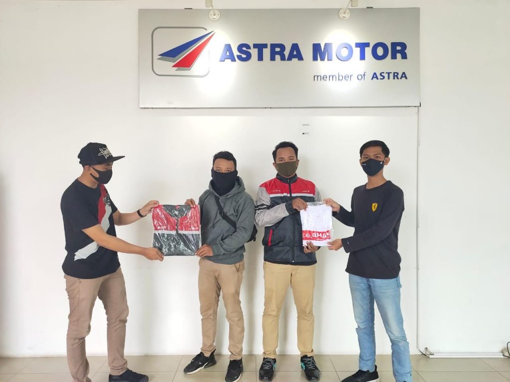 Astra Motor Dukung Stumat Kurir yang Dijalankan Komunitas Scoopy Samarinda Club