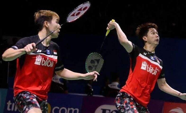 Duo Ganda Putra Indonesia Beradu di Final Indonesia Open 2019