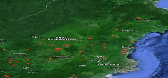 Kaltim Waspada, Lagi-Lagi 13 Titik Panas Terpantau di Empat Kabupaten