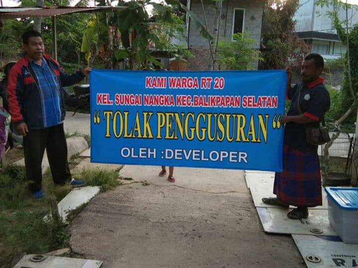 Warga Sungai Nangka Menolak Digusur, Developer: Surat Tanah Kita Lengkap