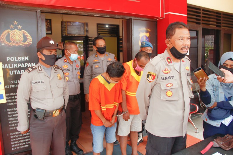 Pencuri di Balikpapan Tertangkap karena Menabrak Trotoar