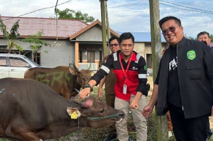 Rendi Solihin Apresiasi Pemberian Hewan Kurban dari PT Ghani Raya Mandiri