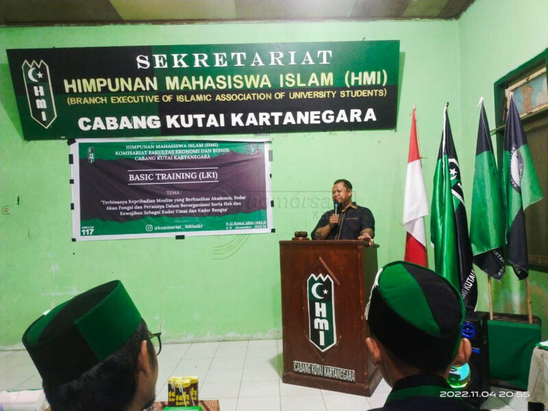 Ketua DPRD Kukar Hadiri Pembukaan Pelatihan Kader HMI