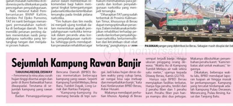 Sejumlah Kampung Rawan Banjir