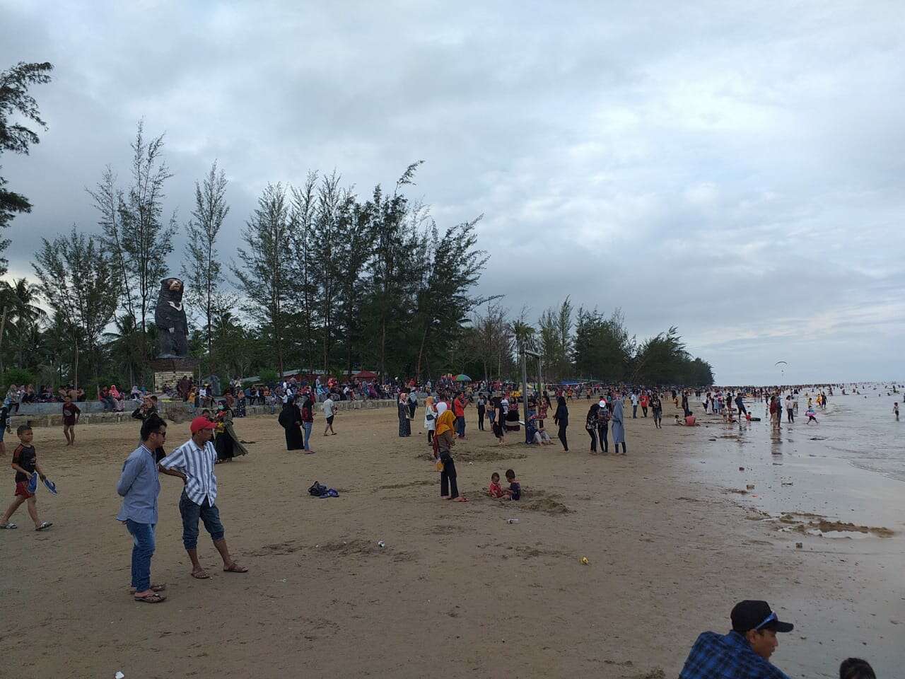 Setahun Terkikis 5 Meter, Pantai Manggar Kian Susut