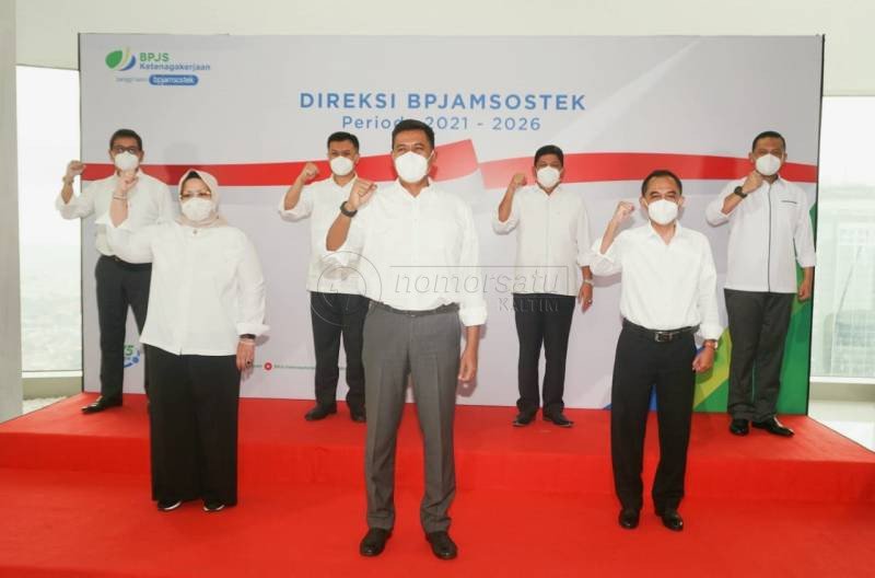 BPJAMSOSTEK Audiensi Virtual dengan Kemenkop UKM