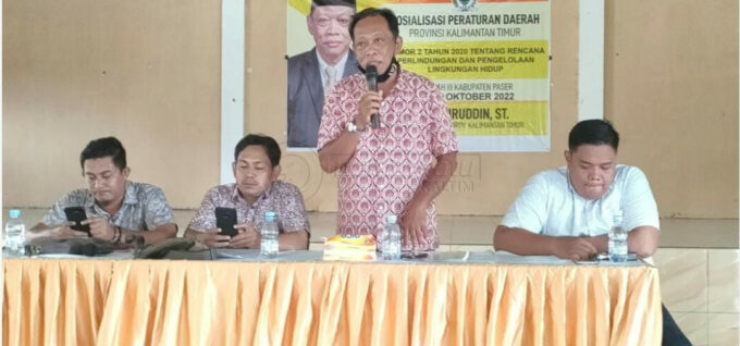 Amiruddin Sosialisasi Perda Pengelolaan Lingkungan di Paser