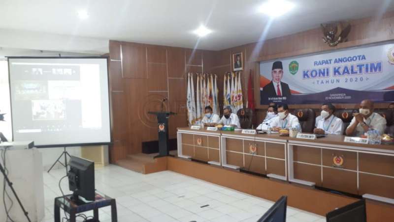 Rapat Anggota KONI Kaltim 2020 Berjalan Mesra, LPJ Hanya Ditanggapi 2 Cabor