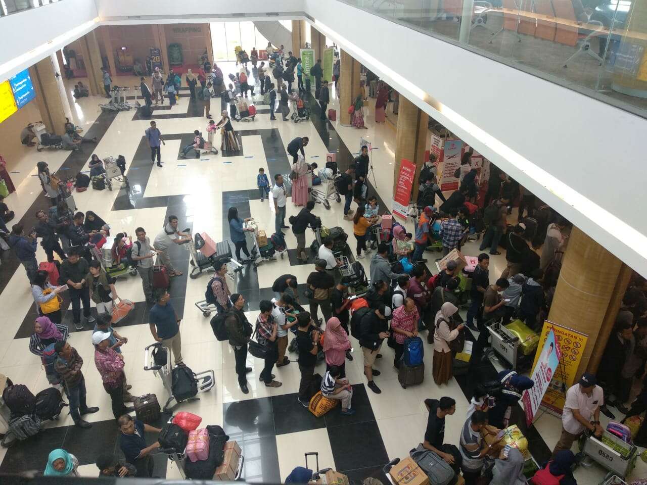 Volume Penumpang Bandara Samarinda Naik Drastis