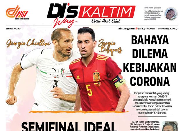 Disway Kaltim Edisi Cetak 5 Juli 2021