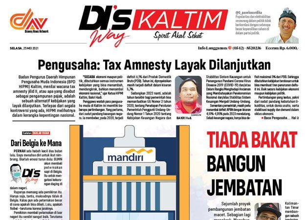 Disway Kaltim Edisi Cetak 25 Mei 2021