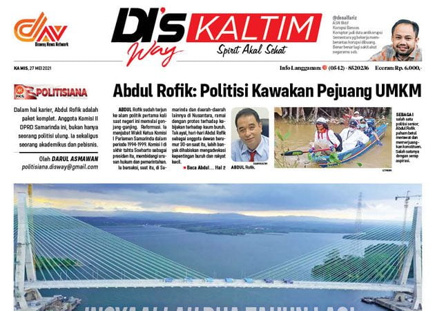 Disway Kaltim Edisi Cetak 27 Mei 2021