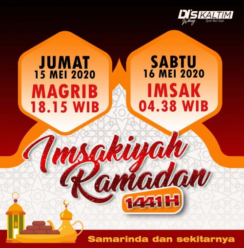 Jadwal Buka Puasa dan Imsak Samarinda