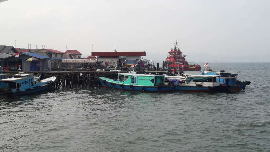 Kabut Asap Ganggu Jarak Pandang, Motoris Kapal Gunakan Masker