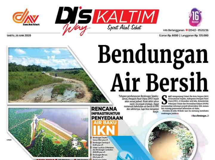 Disway Kaltim Edisi Cetak 20 Juni 2020