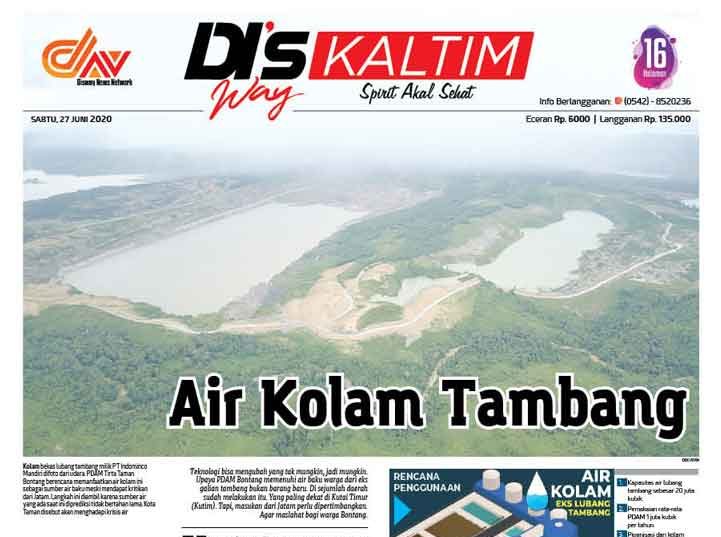 Disway Kaltim Edisi Cetak 27 Juni 2020