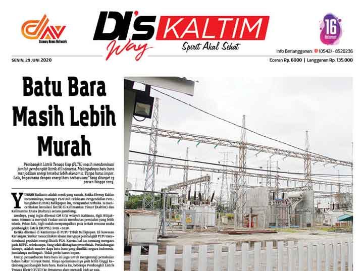 Disway Kaltim Edisi Cetak 29 Juni 2020