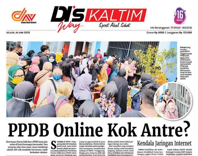 Disway Kaltim Edisi Cetak 30 Juni 2020