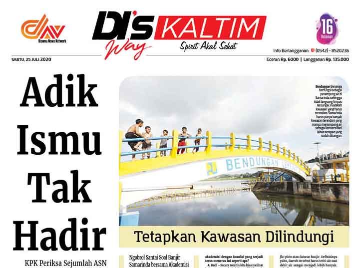 Disway Kaltim Edisi Cetak 25 Juli 2020