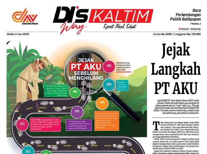 Disway Kaltim Edisi Cetak 27 Juli 2020