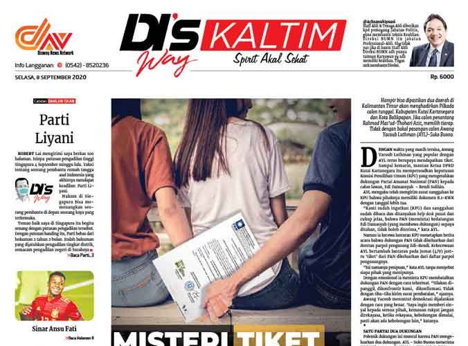 Disway Kaltim Edisi Cetak 8 September 2020