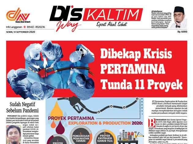 Disway Kaltim Edisi Cetak 14 September 2020