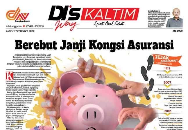 Disway Kaltim Edisi Cetak 17 September 2020