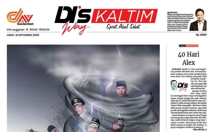 Disway Kaltim Edisi Cetak 18 September 2020