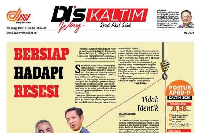 Disway Kaltim Edisi Cetak 28 September 2020