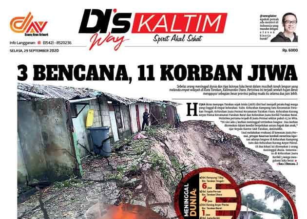 Disway Kaltim Edisi Cetak 29 September 2020