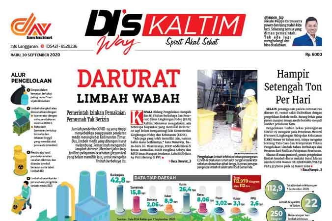 Disway Kaltim Edisi Cetak 30 September 2020