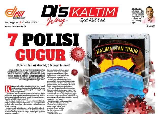 Disway Kaltim Edisi Cetak 1 Oktober 2020