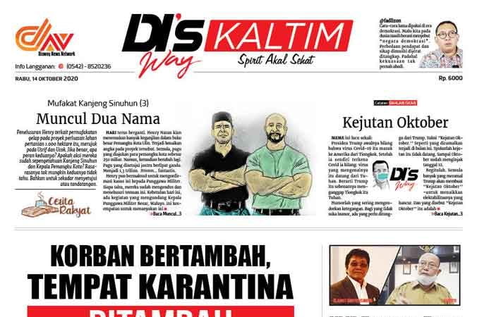 Disway Kaltim Edisi Cetak 14 Oktober 2020