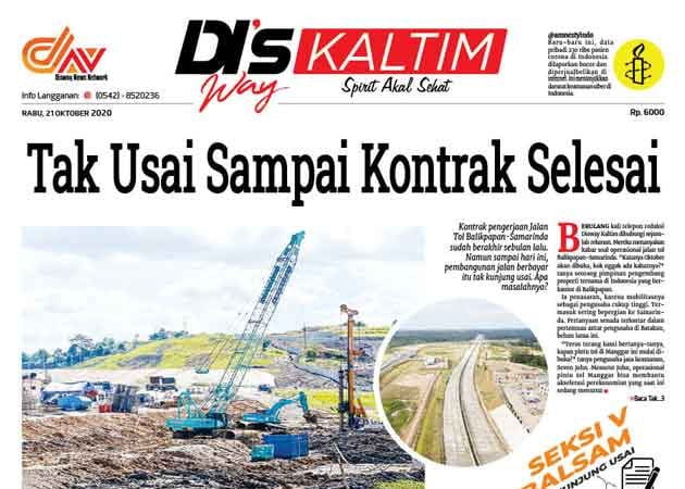 Disway Kaltim Edisi Cetak 21 Oktober 2020