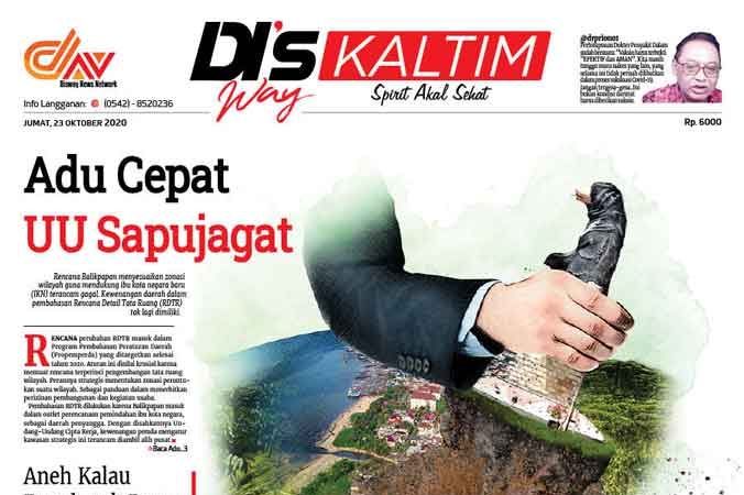 Disway Kaltim Edisi Cetak 23 Oktober 2020