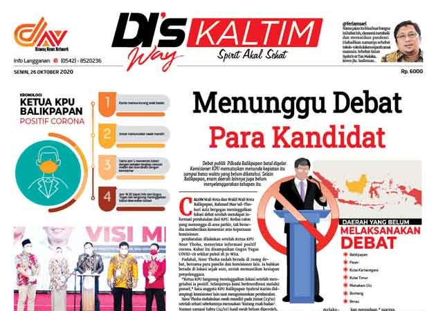 Disway Kaltim Edisi Cetak 26 Oktober 2020