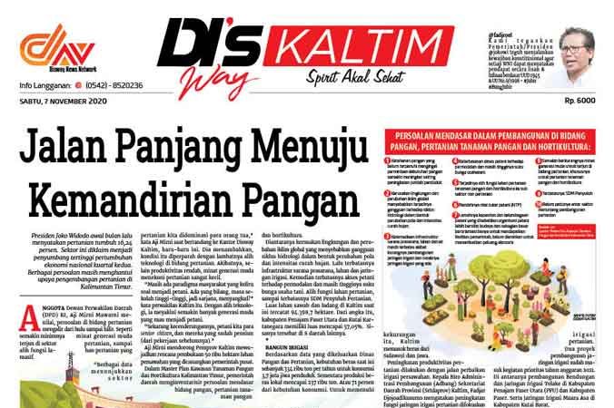 Disway Kaltim Edisi Cetak 7 November 2020