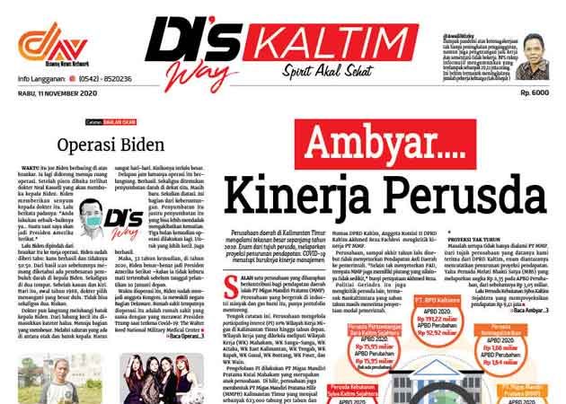 Disway Kaltim Edisi Cetak 11 November 2020